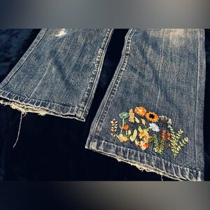 Vintage Vigoss Studio Embroidered Floral Women's Jeans